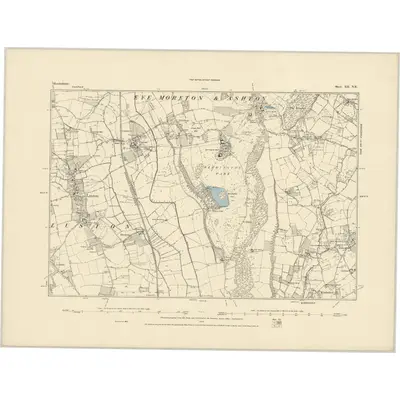 1885 Map of Herefordshire XII.NE