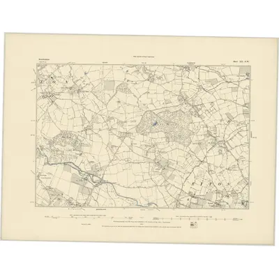 1885 Map of Herefordshire XII.NW