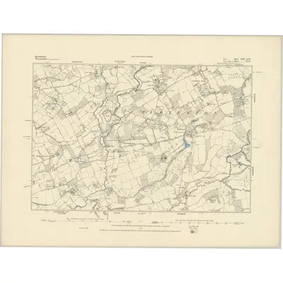 1885 Map of Herefordshire XIII.SW