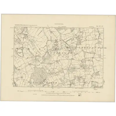 1885 Map of Herefordshire XIV.SW