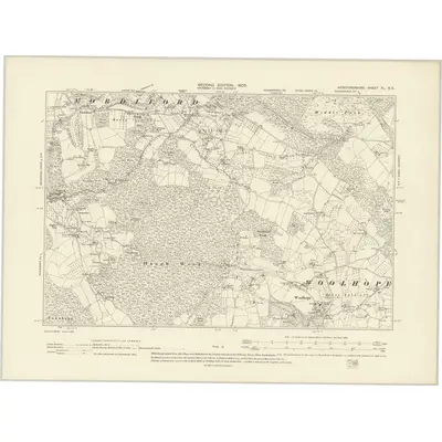 1903 Map of Herefordshire XL.NE, 1905 Print