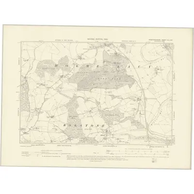 1903 Map of Herefordshire XL.SW, 1905 Print