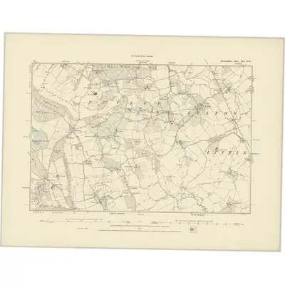 1887 Map of Herefordshire XLI.NW