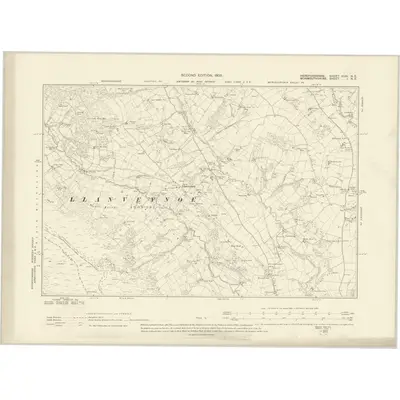 1903 Map of Herefordshire XLIII.NE, 1905 Print