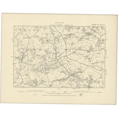 1887 Map of Herefordshire XLIV.NW