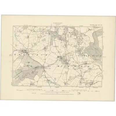 1887 Map of Herefordshire XLV.NE