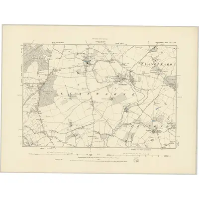 1887 Map of Herefordshire XLV.SE