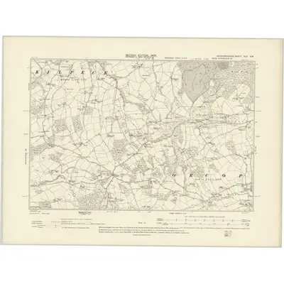 1903 Map of Herefordshire XLV.SW, 1905 Print