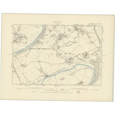 1887 Map of Herefordshire XLVI.NE