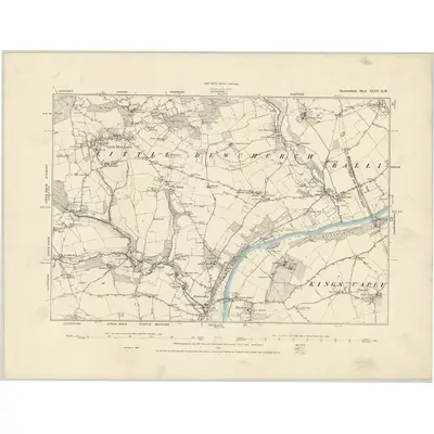 1887 Map of Herefordshire XLVI.NW