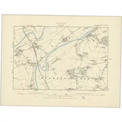 1887 Map of Herefordshire XLVI.SE
