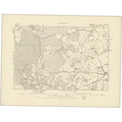 1883 Map of Herefordshire XLVII.SE, 1887 Print