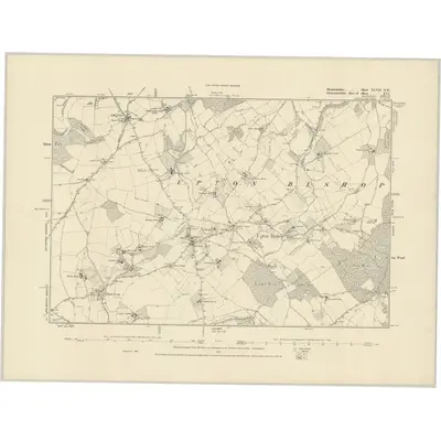 1887 Map of Herefordshire XLVII.SW