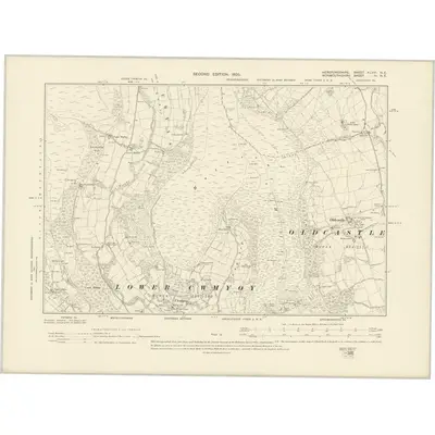 1904 Map of Herefordshire XLVIII.NE, 1905 Print