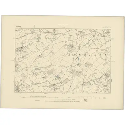 1885 Map of Herefordshire XVIII.NW