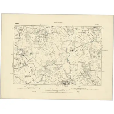 1885 Map of Herefordshire XXI.NW