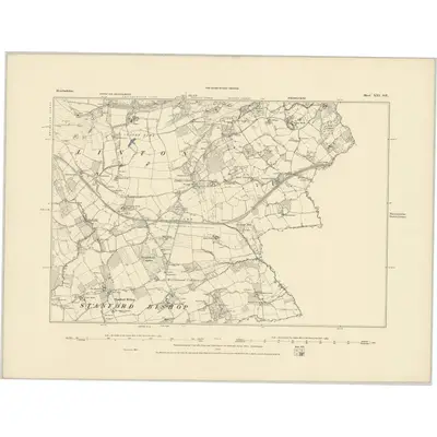 1885 Map of Herefordshire XXI.SE