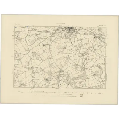 1885 Map of Herefordshire XXI.SW