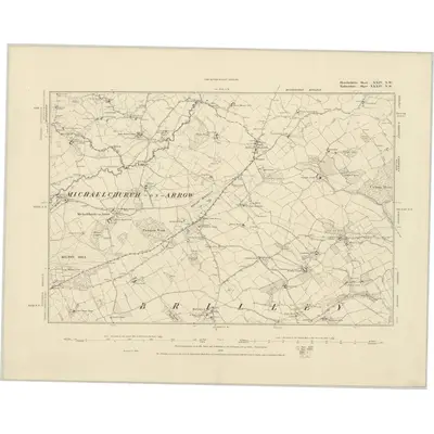 1886 Map of Herefordshire XXIV.NW