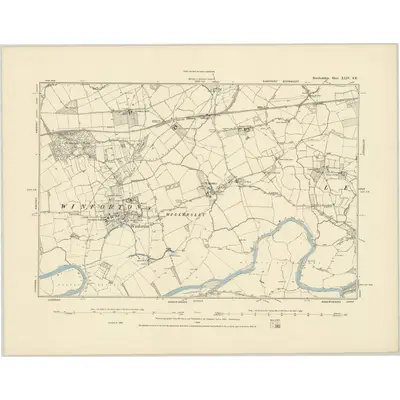 1886 Map of Herefordshire XXIV.SE