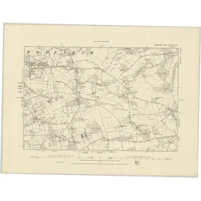 1886 Map of Herefordshire XXVII.NW