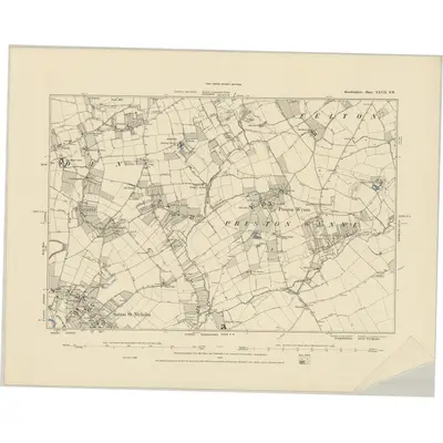 1886 Map of Herefordshire XXVII.SW