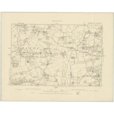 1886 Map of Herefordshire XXVIII.SW