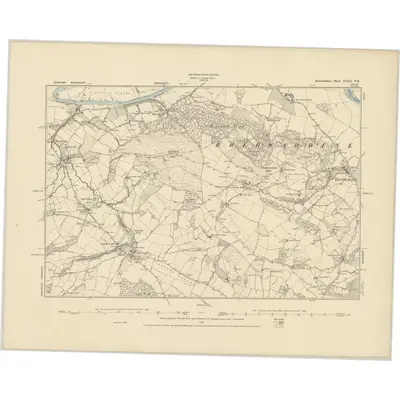 1886 Map of Herefordshire XXXI.NE