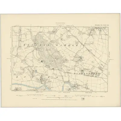 1886 Map of Herefordshire XXXII.NE