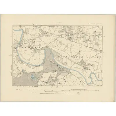 1886 Map of Herefordshire XXXII.NW