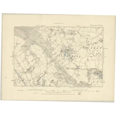 1886 Map of Herefordshire XXXII.SW