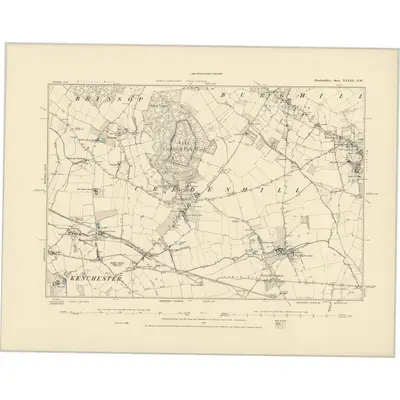 1886 Map of Herefordshire XXXIII.NW