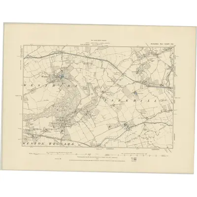 1886 Map of Herefordshire XXXIV.NE