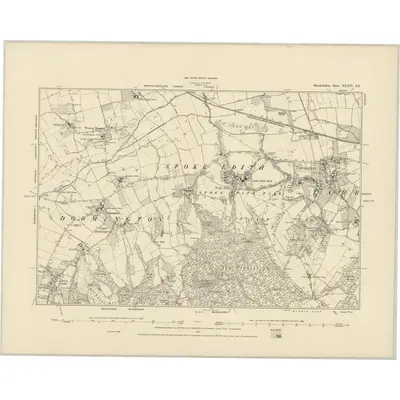1886 Map of Herefordshire XXXIV.SE