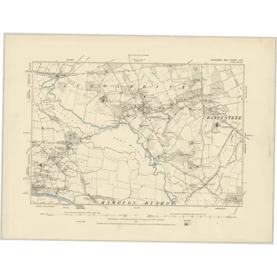 1886 Map of Herefordshire XXXIV.SW