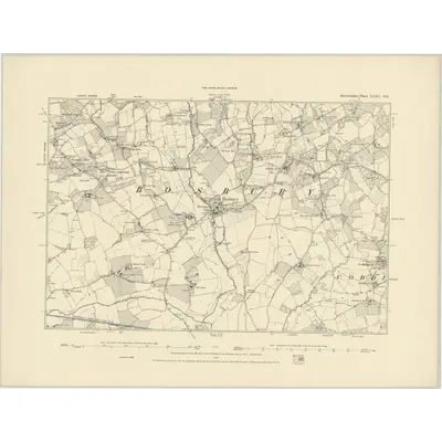 1886 Map of Herefordshire XXXV.NE