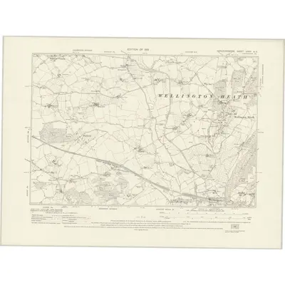 1926 Map of Herefordshire XXXV.SE, 1931 Print