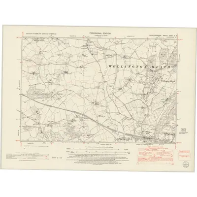 1948 Map of Herefordshire XXXV.SE, 1953 Print