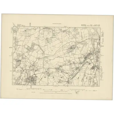 1886 Map of Herefordshire XXXVI.NW