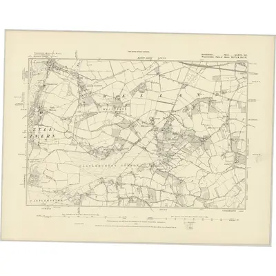 1886 Map of Herefordshire XXXVI.SE