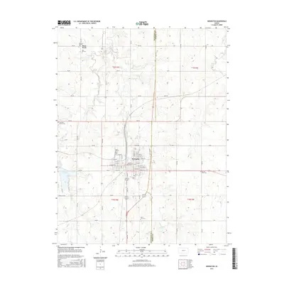 2015 Map of Herington, 2015 Print