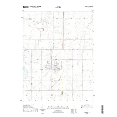 2018 Map of Herington, 2018 Print