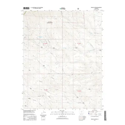 2016 Map of Herlick Canyon, 2016 Print