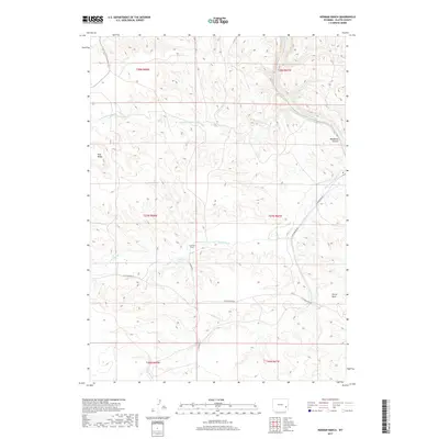 2017 Map of Herman Ranch, 2017 Print