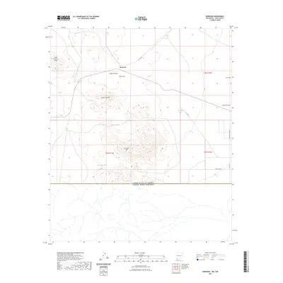 2023 Map of Hermanas, 2023 Print