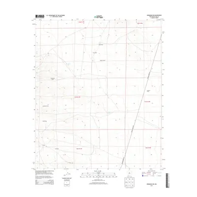 2013 Map of Hermanas NW, 2013 Print