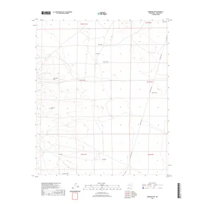 2020 Map of Hermanas NW, 2020 Print