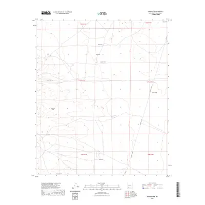 2023 Map of Hermanas NW, 2023 Print
