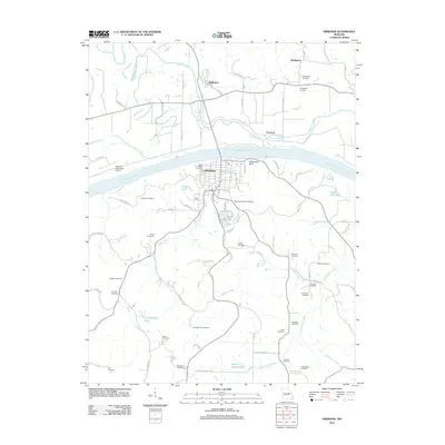 2012 Map of Hermann, 2012 Print