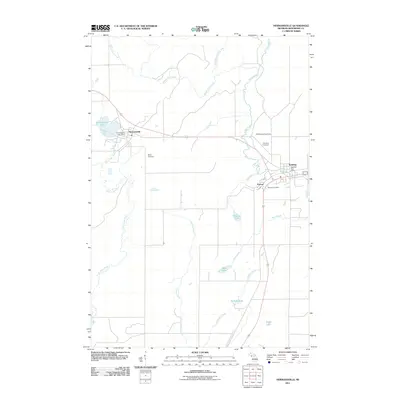 2011 Map of Hermansville, 2011 Print